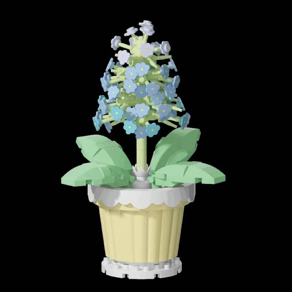 Eternal Flower Building Blocks, Freehand Potted Building Blocks - Romantic DIY Home Decoration and Eternal Flowers, Multi-Functi